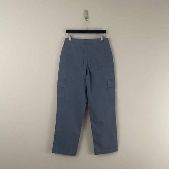 Hollister Ultra High Rise Cargo Dad Pants in Blue Size 10/30 NWT - Picture 2 of 6
